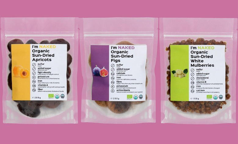 Dried Fruit Labels Printed on Epson ColorWorks Printers