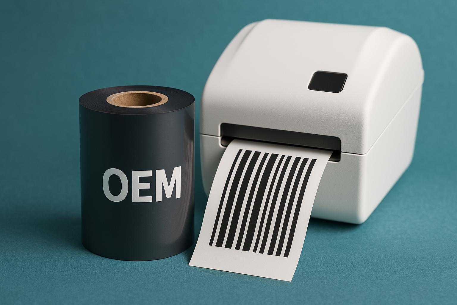 OEM barcode ribbon.